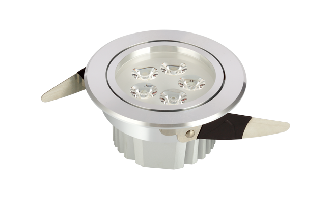 LED 5W 內斜邊天花燈（連體透鏡）開孔95mm 黃光白光中性光