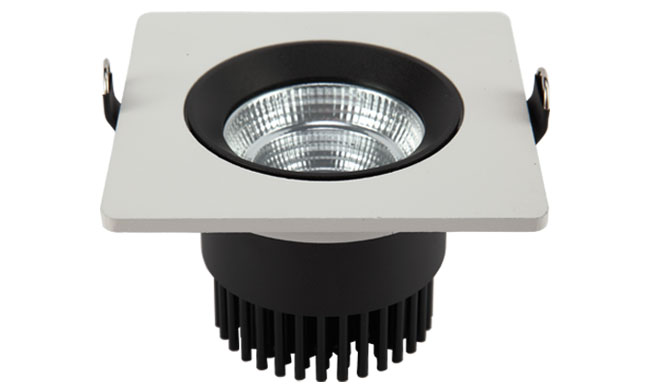 LED 3寸 9W  方形cob嵌燈 開孔90mm黃光白光中性光