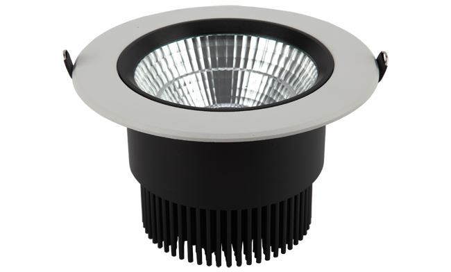 LED 6寸24W COB 圓形嵌燈 開孔145mm 黃光白光中性光