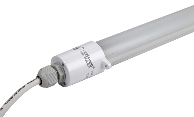 LED 18W T8防水全塑日光燈管/1.2米/高亮 單端/白光中性光黃光